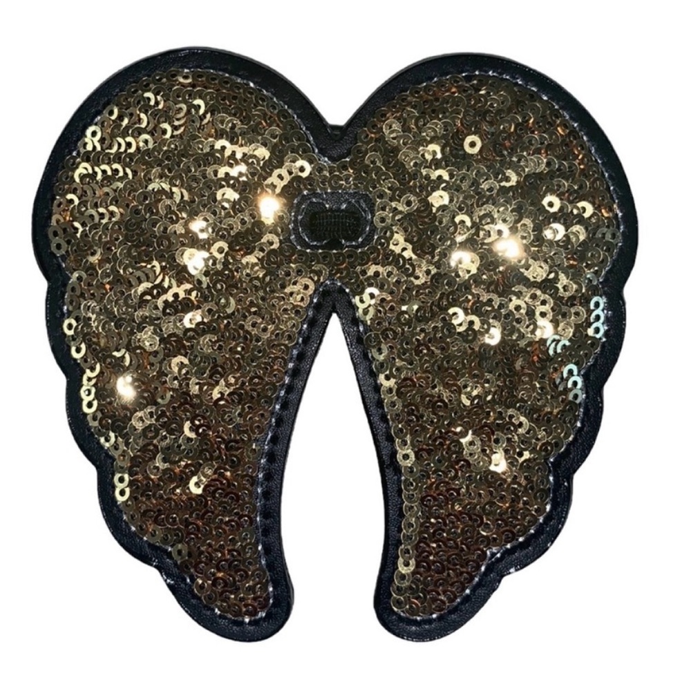 VTG Y2K Victoria’s Secret Angels Black & Gold Sequins Hair Tie